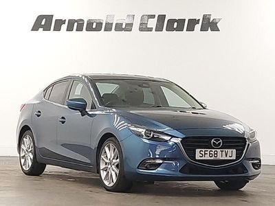 Begagnad Mazda 3 Inclusive 120 HK (88 kW) 2018 Blå Sedan