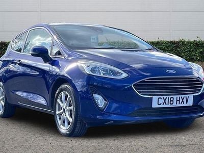 Used Ford Fiesta Zetec 86 HP (63 kW) 2018 Blue Hatchback