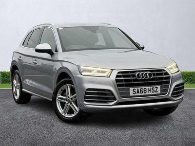 Silver Used 2018 Audi Q5 S-Line SUV | £18,249 (Fair price)