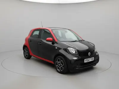 Used Smart ForFour Premium 71 HP (52 kW) 2017 Red Hatchback