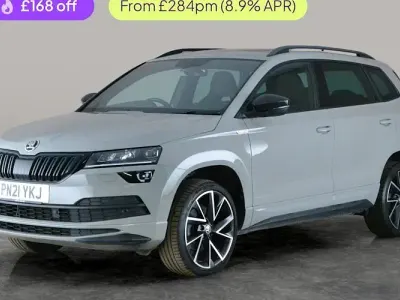 Usado Skoda Karoq SportLine 150 HP (110 kW) 2021 Cinzento SUV