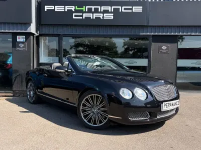 Used Bentley Continental GT Convertible 560 HP (411 kW) 2009 Black Cabriolet