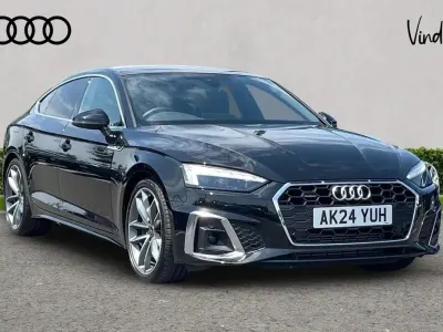 Used Audi A5 S-Line 261 HP (191 kW) 2024 Black Hatchback