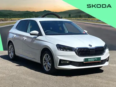 Used Skoda Fabia SE L 116 HP (85 kW) 2025 White Hatchback