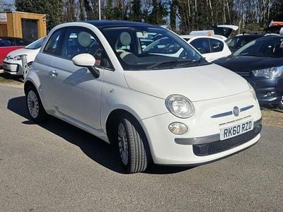 Used Fiat 500 Lounge 69 HP (50 kW) 2010 White Hatchback