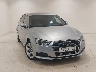 Begagnad Audi A3 e-tron Advanced 204 HK (150 kW) 2020 Silver Halvkombi