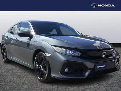 Begagnad Honda Civic SR 124 HK (91 kW) 2018 Grå Halvkombi