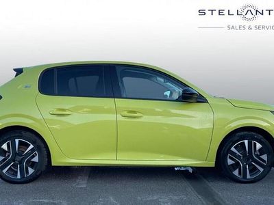 Yellow Used 2024 Peugeot e-208 Style Hatchback | £14,432 (Fair price)