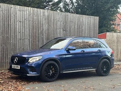 Blue Used 2018 Mercedes GLC220 AMG line Estate | £14,395 (Fair price)