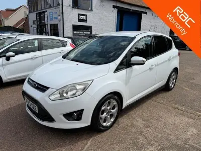 Used Ford C-MAX Zetec 125 HP (91 kW) 2013 White MPV