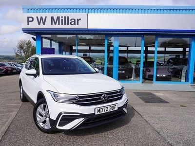 Pure white Used 2023 VW Tiguan Allspace S SUV | £19,699 (Good price)
