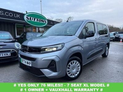 Grey Used 2024 Vauxhall Combo Design Edition MPV | £18,995 (A bit pricey)