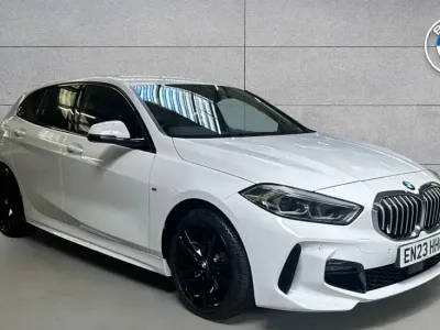 Used BMW 118 M Sport 134 HP (98 kW) 2023 White Hatchback