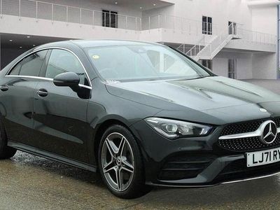 Used Mercedes CLA200 AMG line 163 HP (119 kW) 2021 Black Coupe