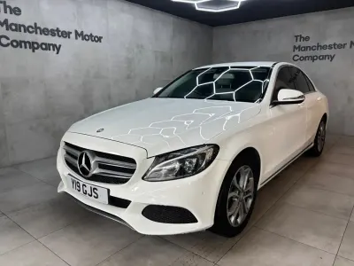 Begagnad Mercedes C350e 2016 Vit Sedan