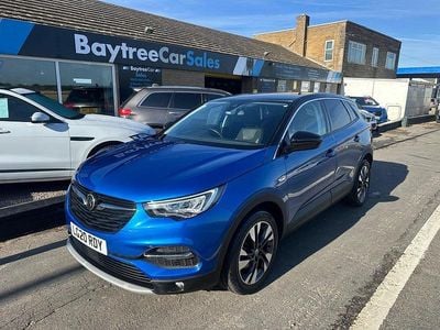 Used Vauxhall Grandland X SRi 130 HP (95 kW) 2020 Blue SUV