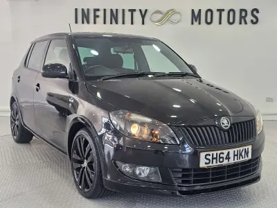 Used Skoda Fabia 105 HP (77 kW) 2014 Black Hatchback
