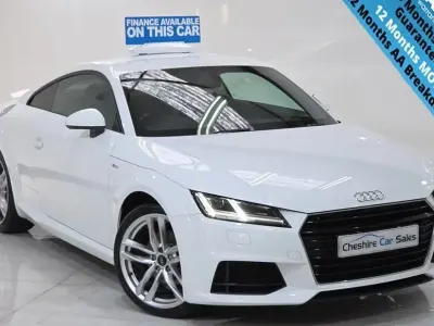 Used Audi TT S-Line 184 HP (135 kW) 2017 White Coupe