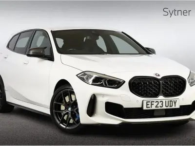 Used BMW M135 Comfort Edition 306 HP (225 kW) 2023 Alpine white Hatchback