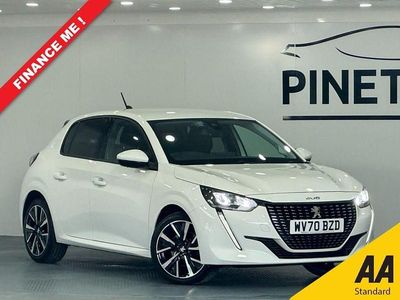 White Used 2020 Peugeot 208 Allure Hatchback | £10,999 (Fair price)