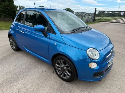 Used Fiat 500 S 2014 Blue Hatchback