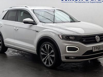 White Used 2018 VW T-Roc R-line SUV | £14,750 (Fair price)