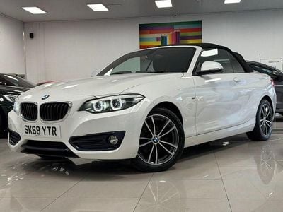 White Used 2018 BMW 218 Sport Line Cabriolet | £12,995 (Fair price)