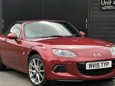Used Mazda MX5 126 HP (92 kW) 2014 Red Cabriolet