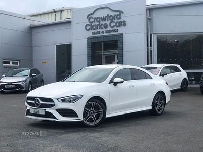 White Used 2022 Mercedes CLA250e AMG Line Premium Sedan | £21,495 (A bit pricey)