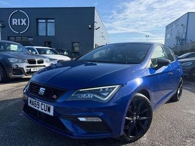Used Seat Leon Black Edition 130 HP (95 kW) 2019 Blue Hatchback