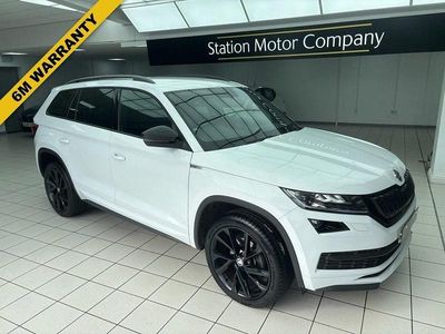 Used Skoda Kodiaq SportLine 150 HP (110 kW) 2019 White SUV