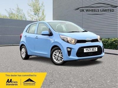 Used Kia Picanto 66 HP (48 kW) 2022 Blue Hatchback