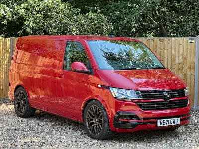 Used VW T6.1 Startline 148 HP (108 kW) 2022 Red Van
