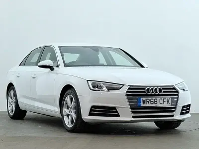 Used Audi A4 Sport 150 HP (110 kW) 2018 White Sedan