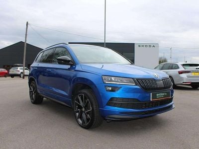 Used Skoda Karoq SportLine 110 HP (80 kW) 2022 Blue SUV