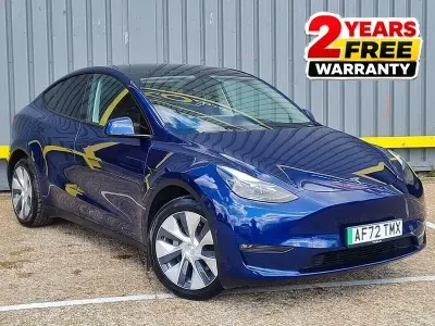 Usado Tesla Model Y Long Range AWD 378 kW (514 HP) 2022 Azul SUV
