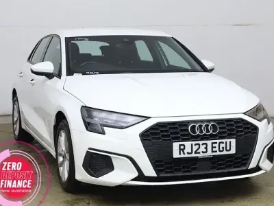 Used Audi A3 Sportback Design 110 HP (80 kW) 2023 White Hatchback