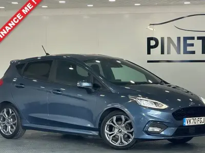 Used Ford Fiesta ST-Line 123 HP (90 kW) 2020 Blue Hatchback