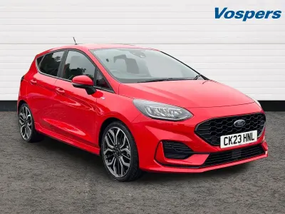 Used Ford Fiesta ST-Line X 125 HP (91 kW) 2023 Red Hatchback