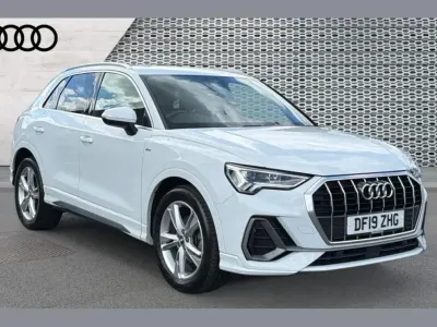 Used Audi Q3 S-Line 150 HP (110 kW) 2019 White SUV