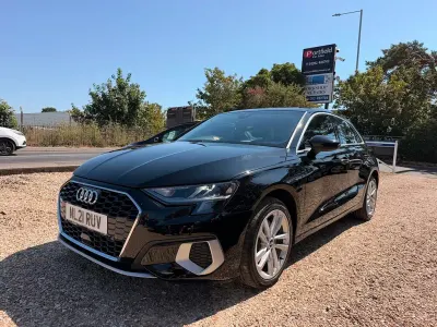 Used Audi A3 Sportback Sport 2021 Brilliant black with black leather trim Hatchback