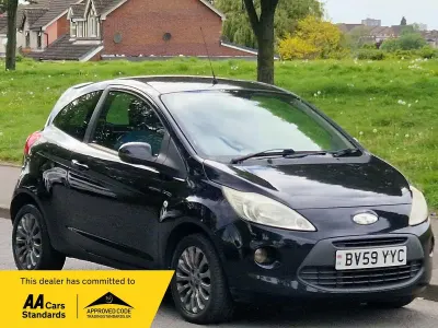 Used Ford Ka Zetec 69 HP (50 kW) 2009 Black Hatchback