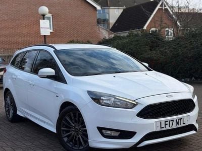 White Used 2017 Ford Focus ST-Line Estate | £4,990 (Good price)