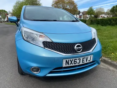 Used Nissan Note Acenta Premium 80 HP (58 kW) 2013 Blue Hatchback