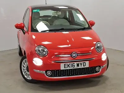 Used Fiat 500 Lounge 69 HP (50 kW) 2016 Pink Hatchback