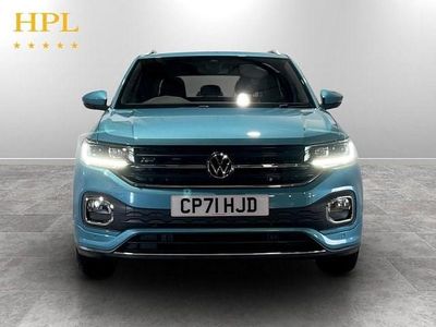 Used VW T-Cross R-line 110 HP (80 kW) 2022 Blue SUV