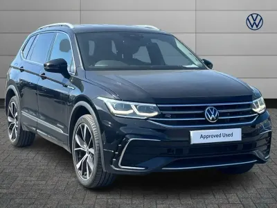 Used VW Tiguan Allspace R-line 150 HP (110 kW) 2022 Black SUV