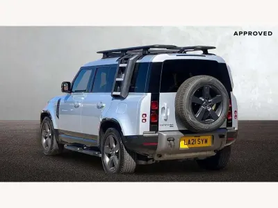 Used Land Rover Defender HSE Dynamic 404 HP (297 kW) 2021 Hakuba silver SUV