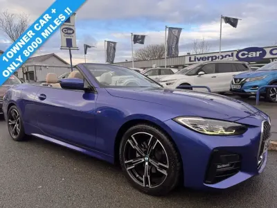 Used BMW 420 M Sport 184 HP (135 kW) 2023 Blue Cabriolet