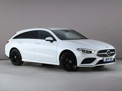 Used Mercedes CLA250e Shooting Brake AMG line 2021 White Estate